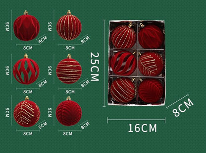 6pc set Christmas ball