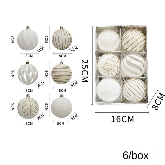 6pc set Christmas ball