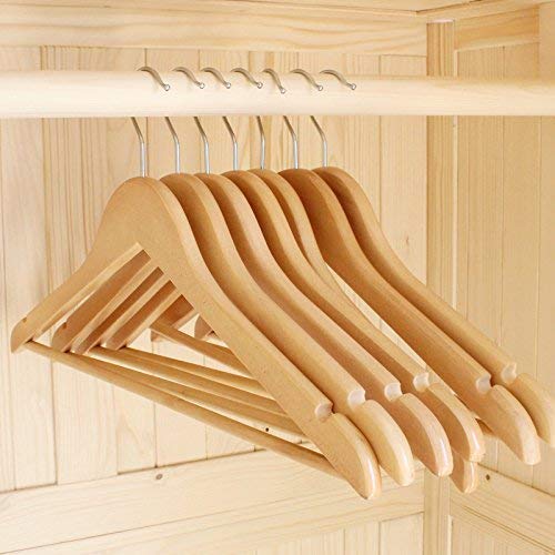 Wooden Bamboo hanger(10 pcs)