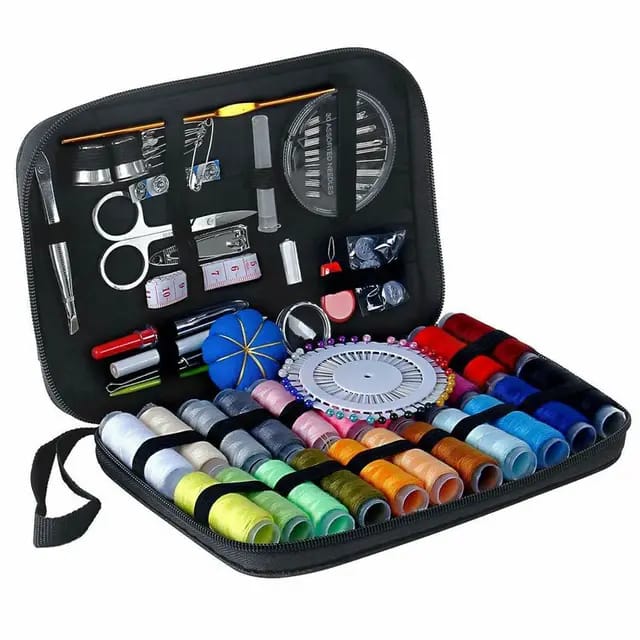 Portable sewing machine set