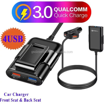 Front and rear Car Phone Charger