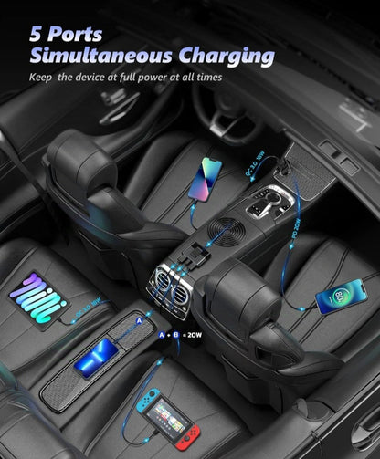 Front and rear Car Phone Charger