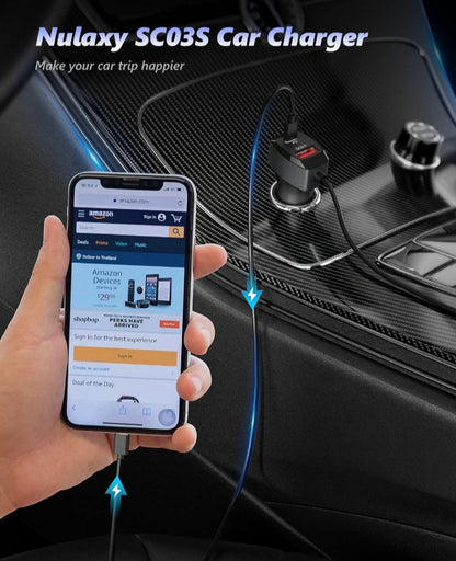 Front and rear Car Phone Charger