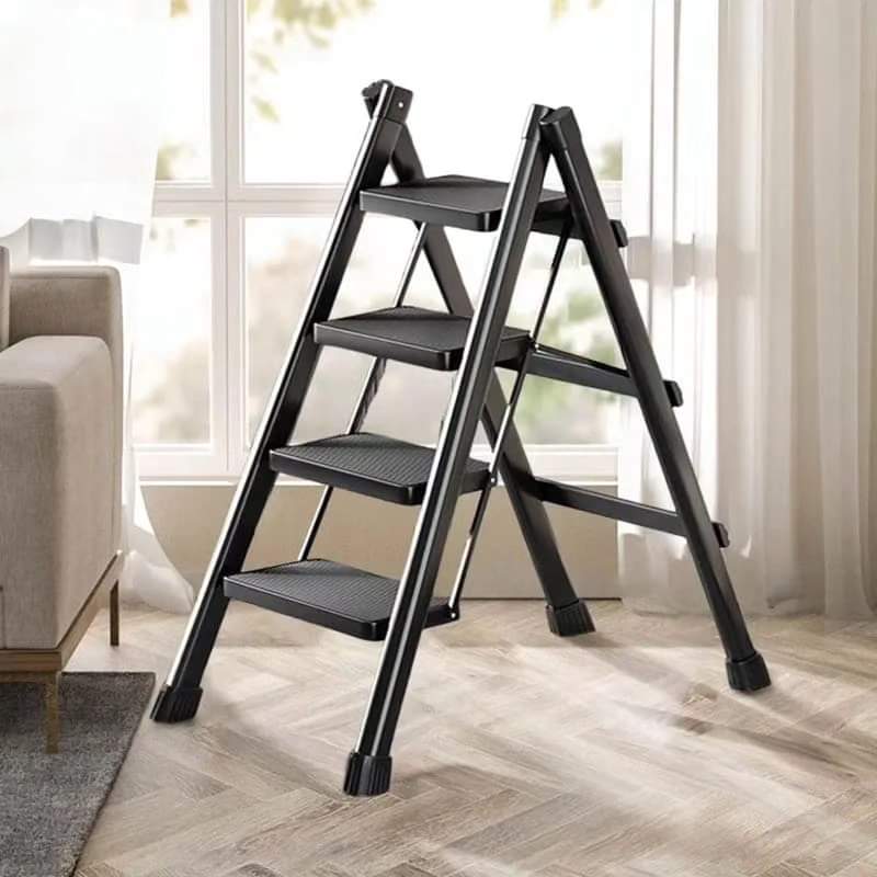 4-Step Black Foldable Stepper