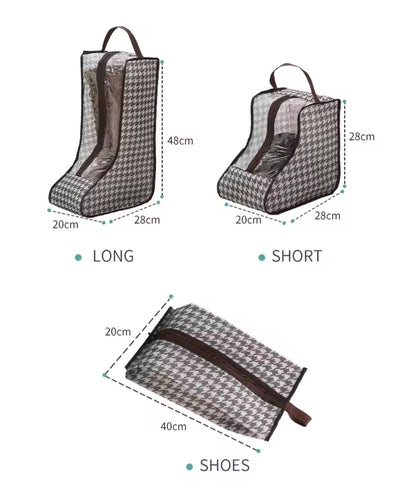 Long boot storage bags