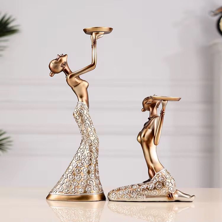 Figurines Statues Candle holders