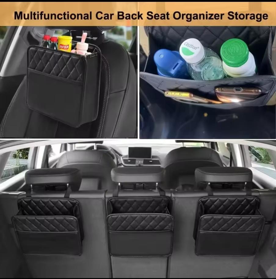 Car back seat organizer