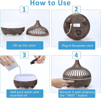 450ml aroma diffuser humidifier