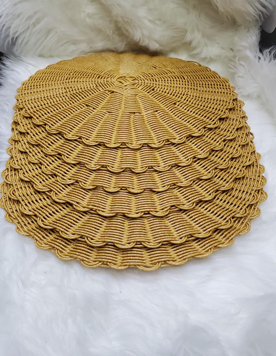 Rattan unique mats(6 pcs)