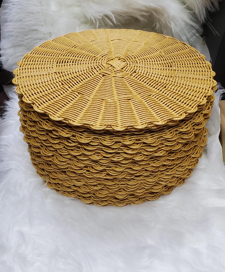 Rattan unique mats(6 pcs)