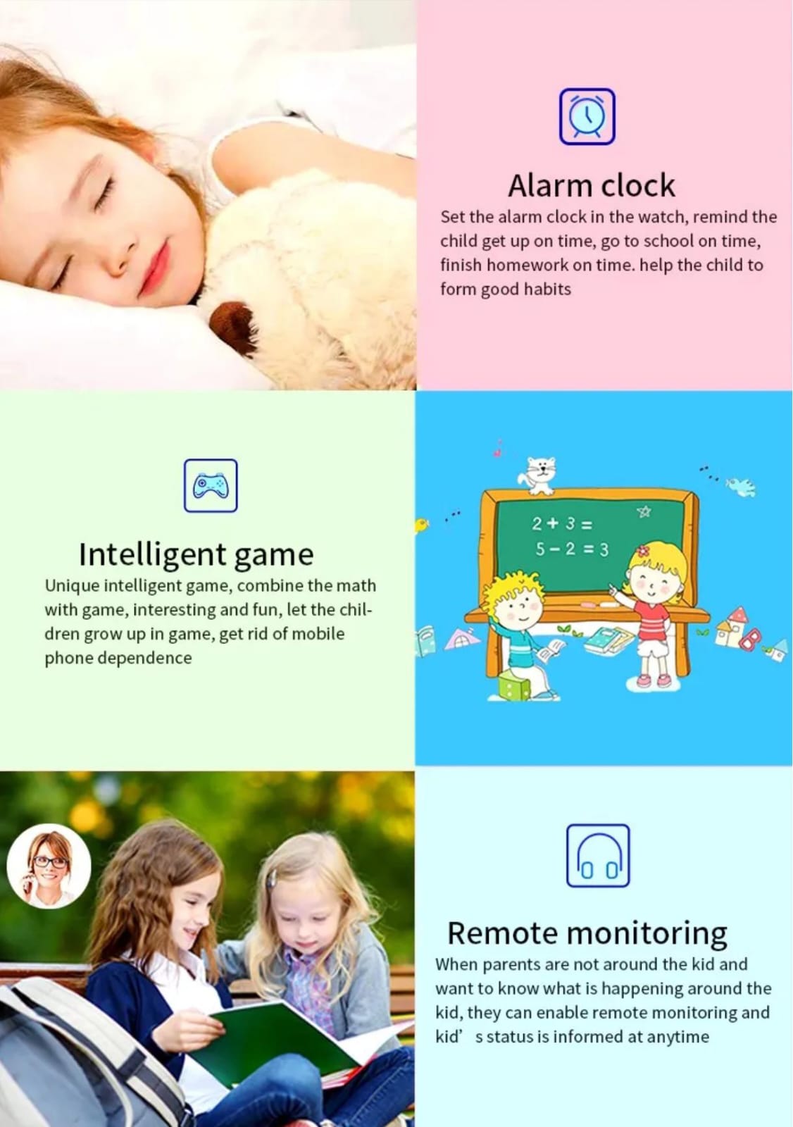 Kids Smart Watch With SIM Card