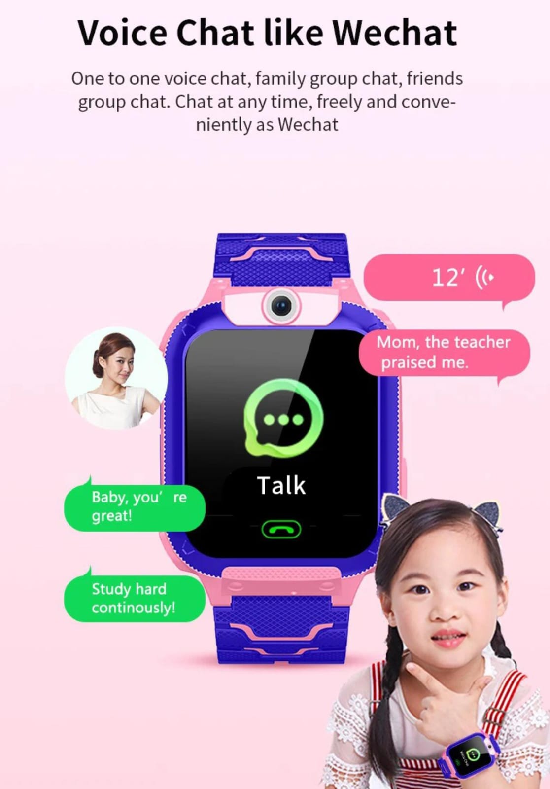 Kids Smart Watch With SIM Card