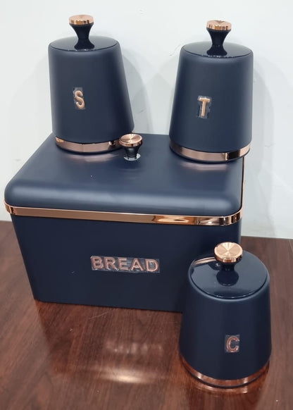 bread Bin with 3 canisters