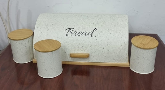 bread bin 12L with 3 canisters