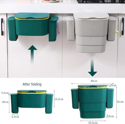 Foldable Kitchen Hanging Dustbin