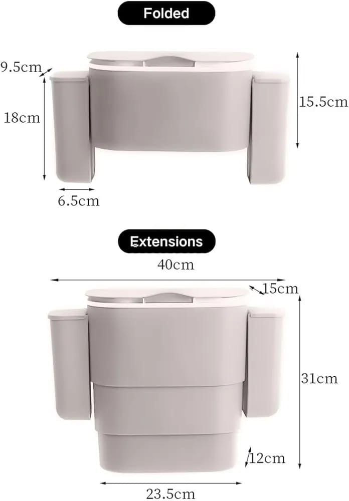 Foldable Kitchen Hanging Dustbin