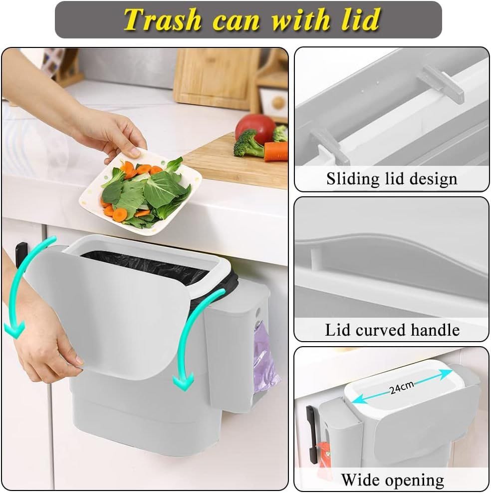 Foldable Kitchen Hanging Dustbin