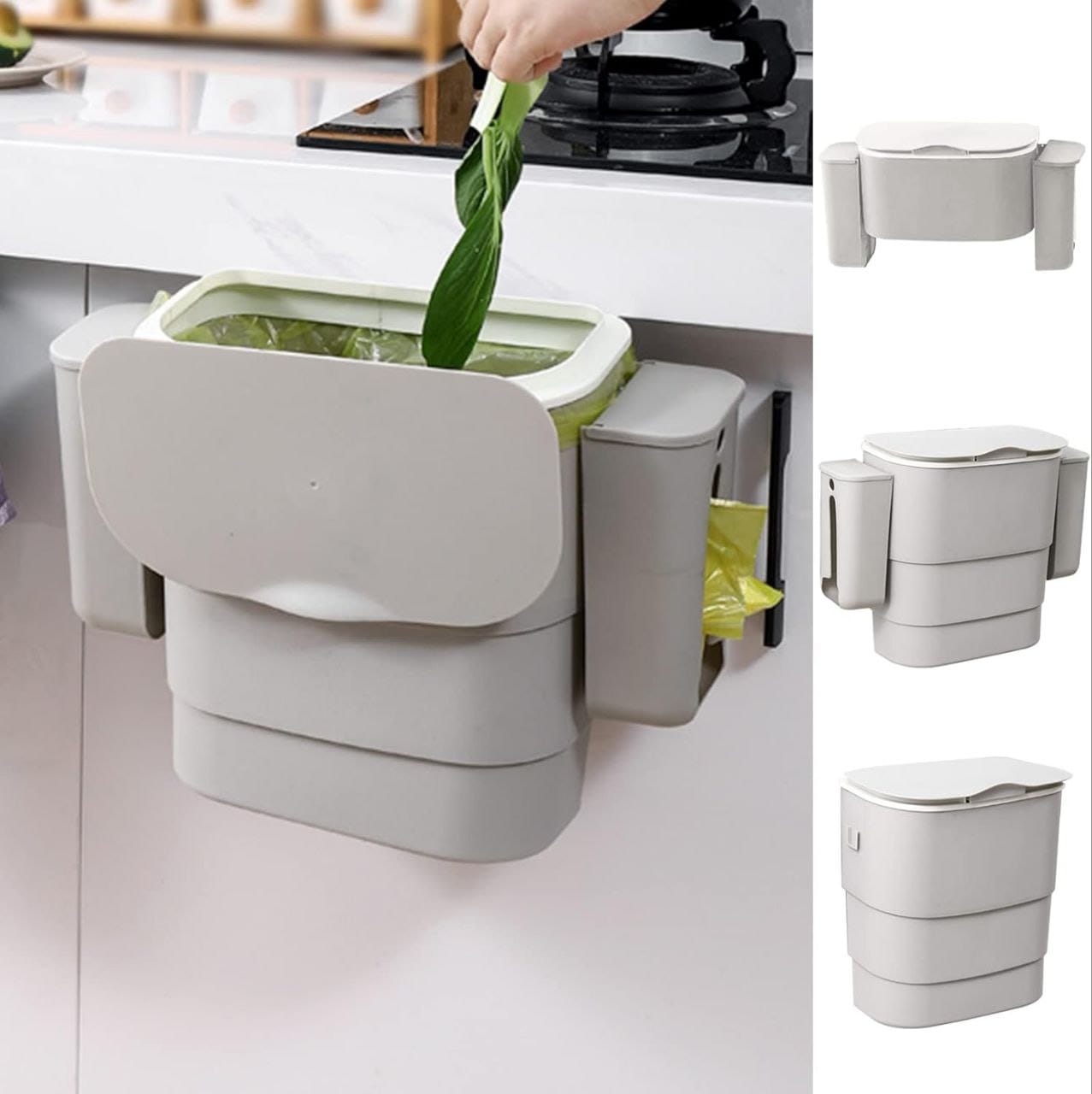 Foldable Kitchen Hanging Dustbin