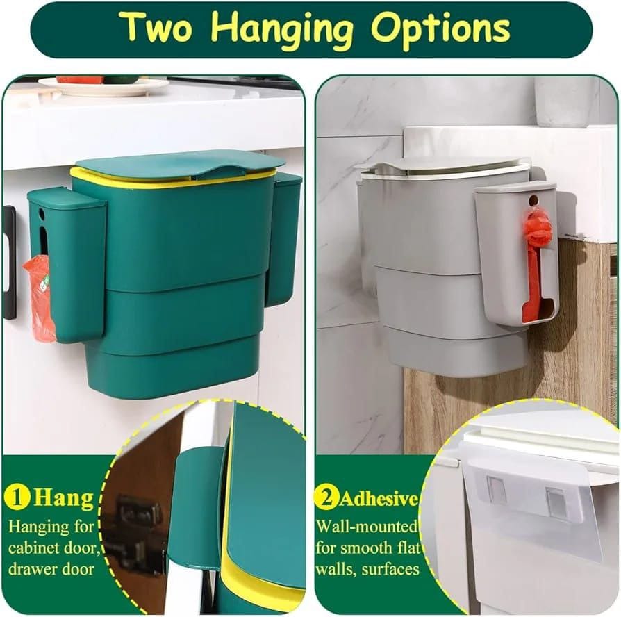 Foldable Kitchen Hanging Dustbin