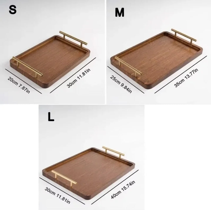 3pcs Eco friendly bamboo Trays