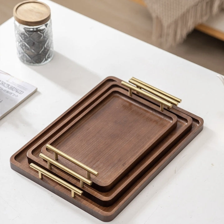 3pcs Eco friendly bamboo Trays