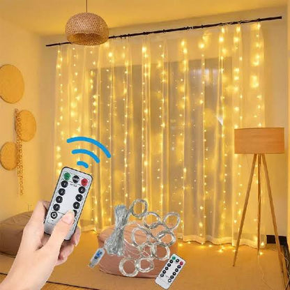 Christmas remote control curtain lights