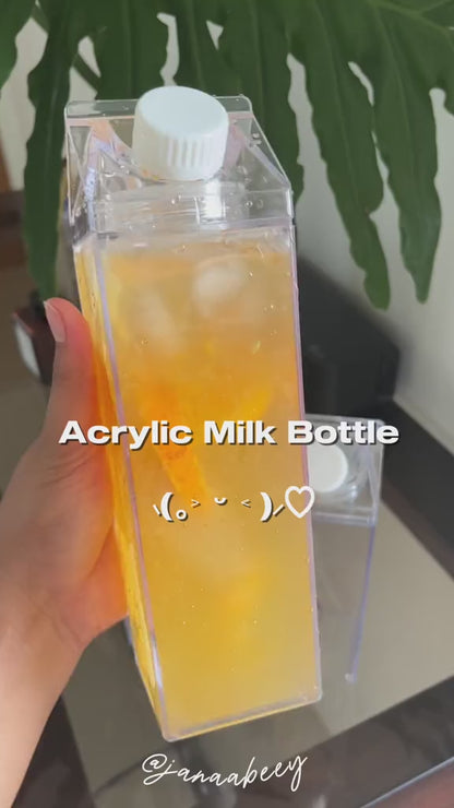 1L Acrylic Milk or Juice bottle (1 pc)