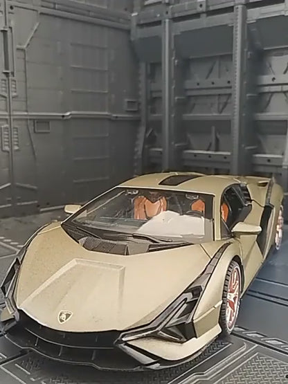 Simulation Lamborghini Sian scale model