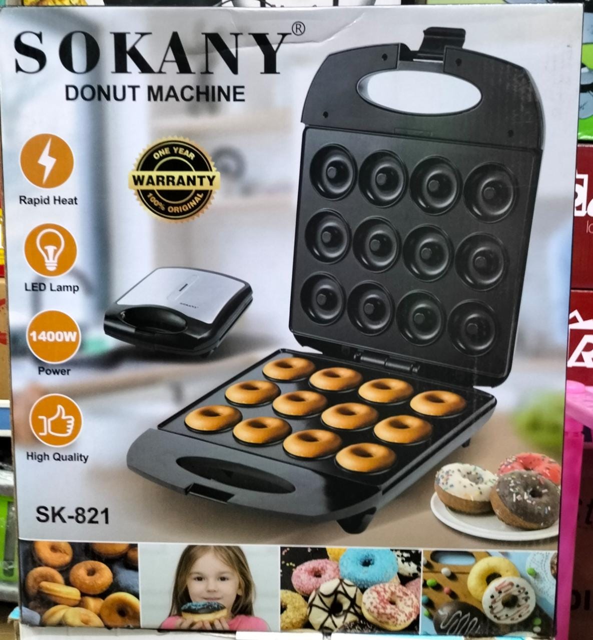 12 PIECES DONUT MAKER