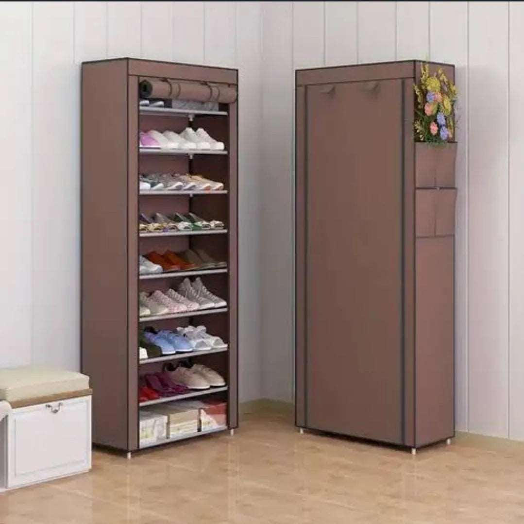 10 Tier Dustproof 27 Pairs Shoes Cabinet - MASTER SUPPLIES