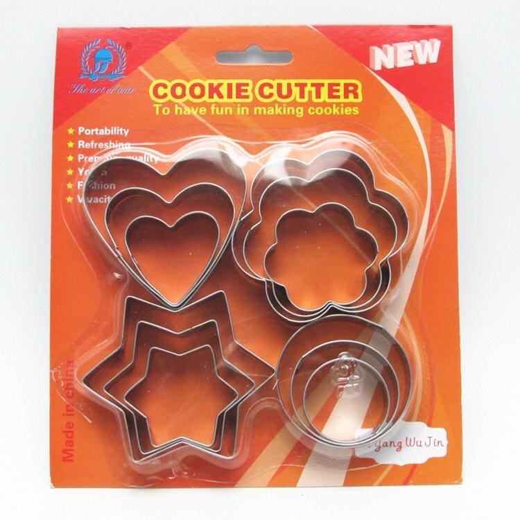 12 piece Cookie cutter set - Master Supplies