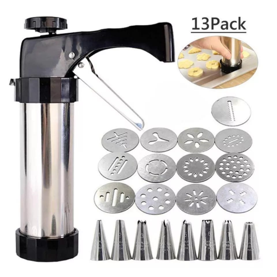 13 Piece icing/Cookie press set - MASTER SUPPLIES