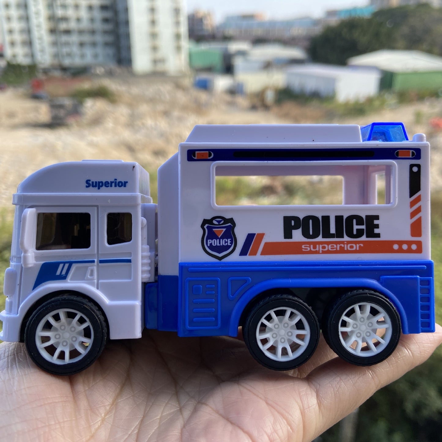 Toy Police car with lights