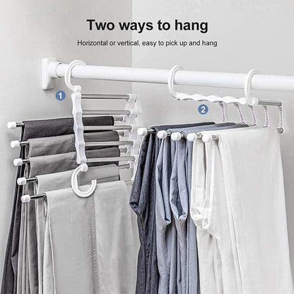 2 Pieces Wardrobe Hanger 5 in 1 Multi-functional - MASTER SUPPLIES