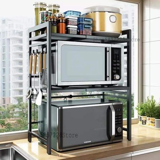 2-tier telescopic microwave/oven stand - Master Supplies