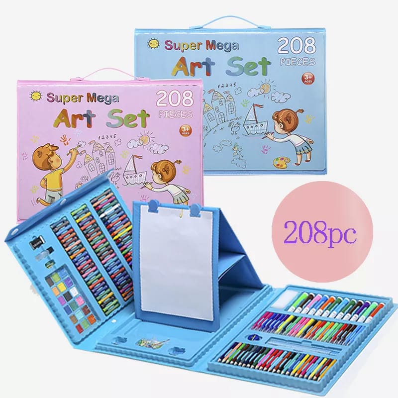 208 piece kids painting set - MASTER SUPPLIES