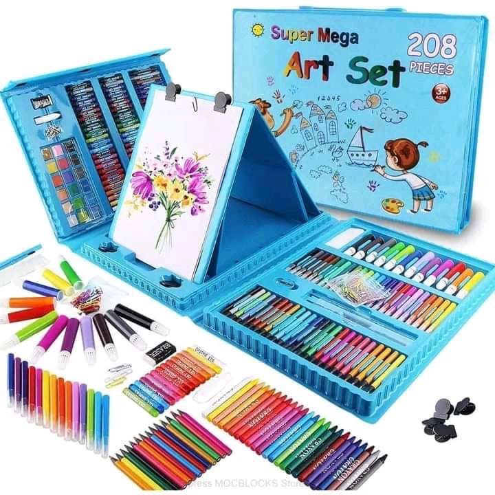 208 pieces kids colouring set - MASTER SUPPLIES