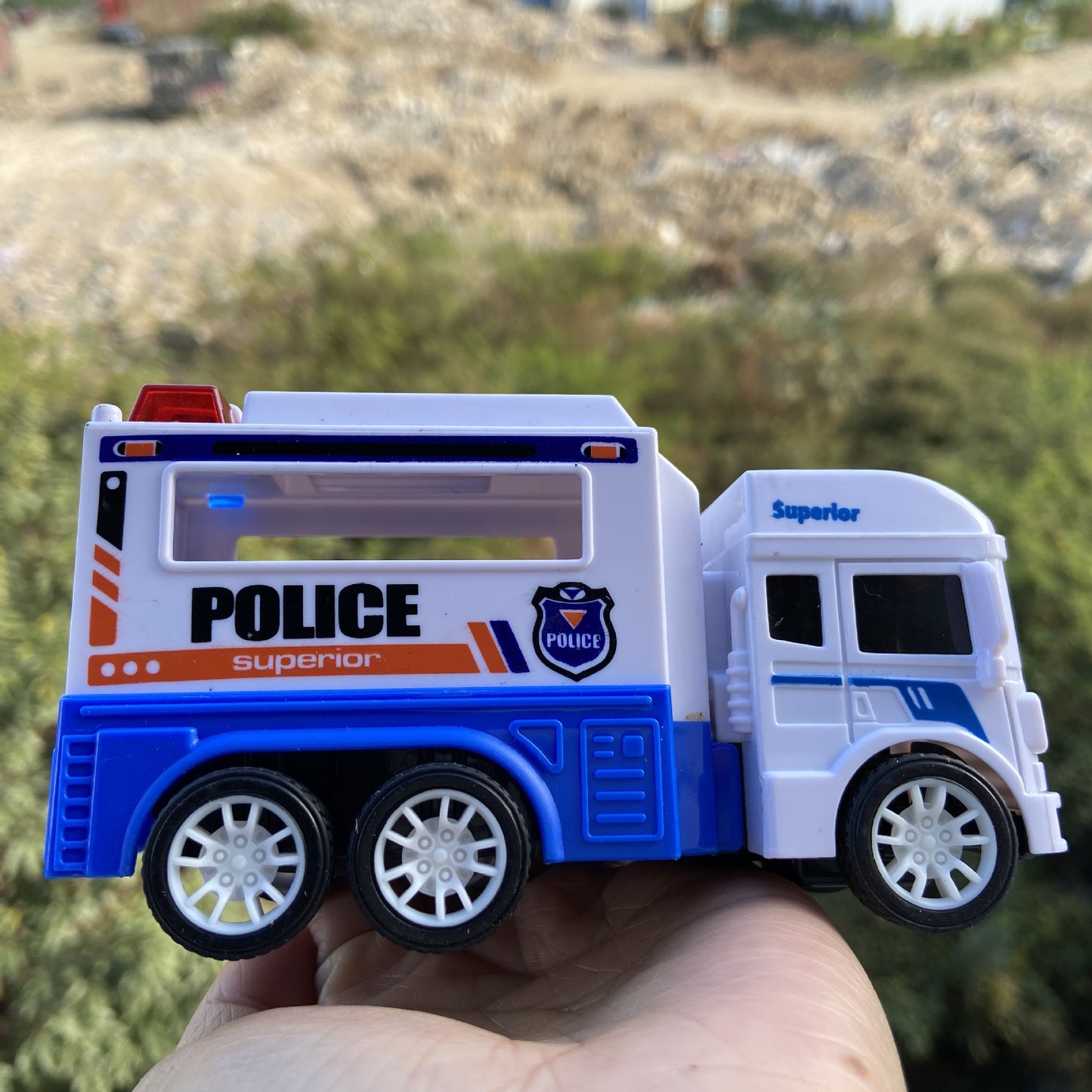 Toy Police car with lights