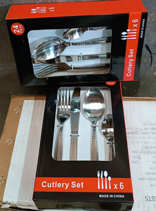 24pcs cutlery set - MASTER SUPPLIES