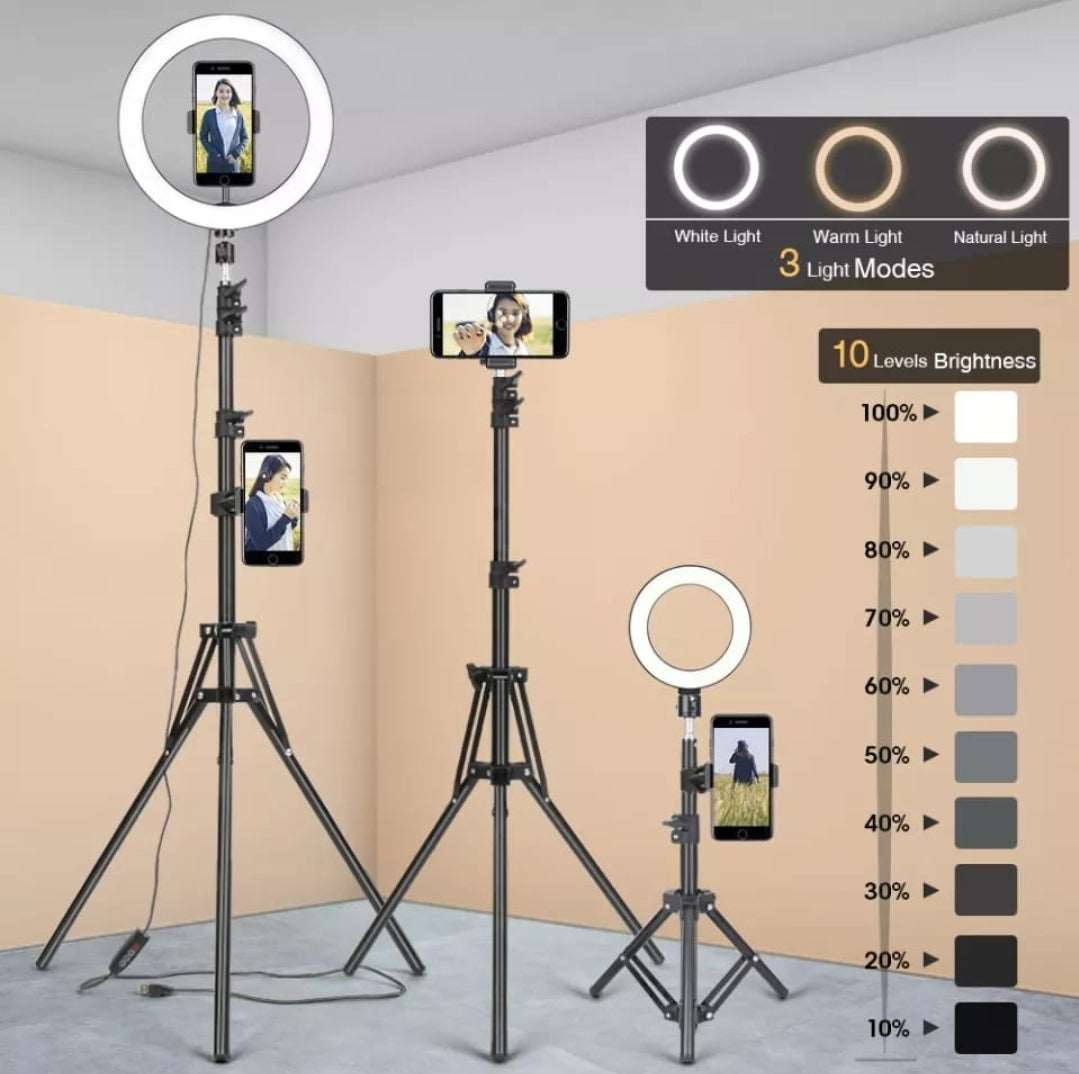 26cm LED Selfie Ring Light - MASTER SUPPLIES