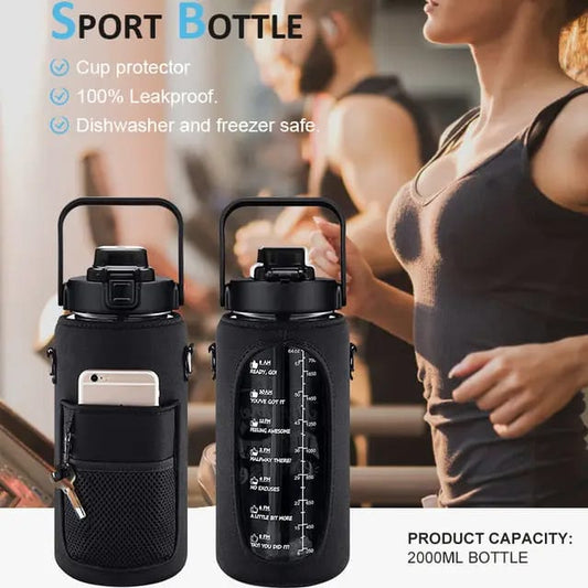 2L Water Bottle With Sleeve - MASTER SUPPLIES