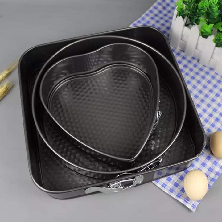 3 pcs baking tins