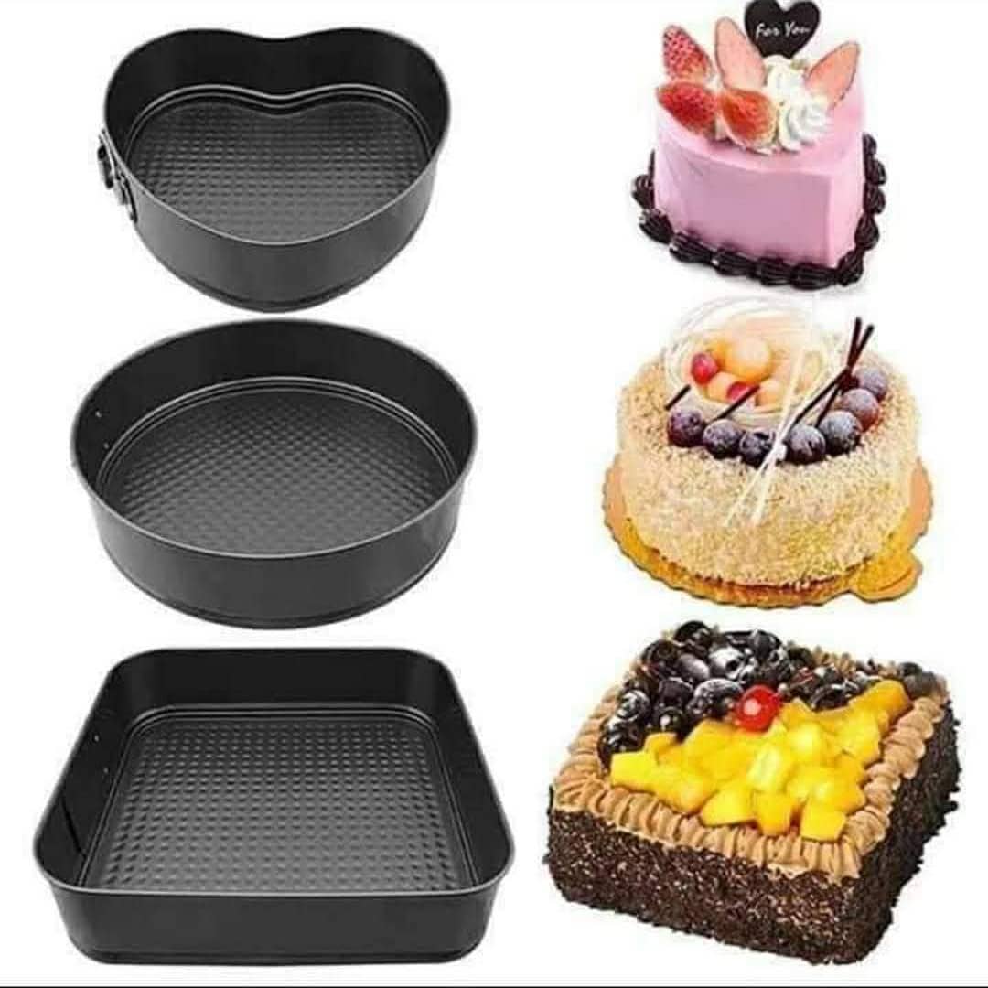 3 PIECE CAKE TINS - Master Supplies