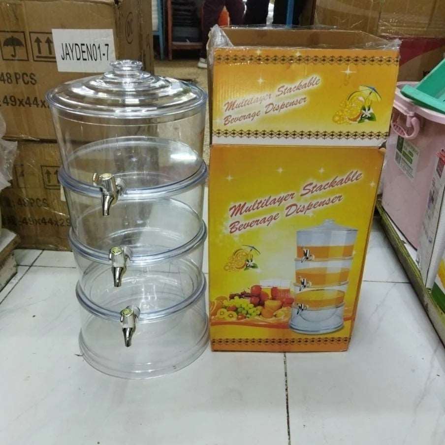 3 tier juice dispenser