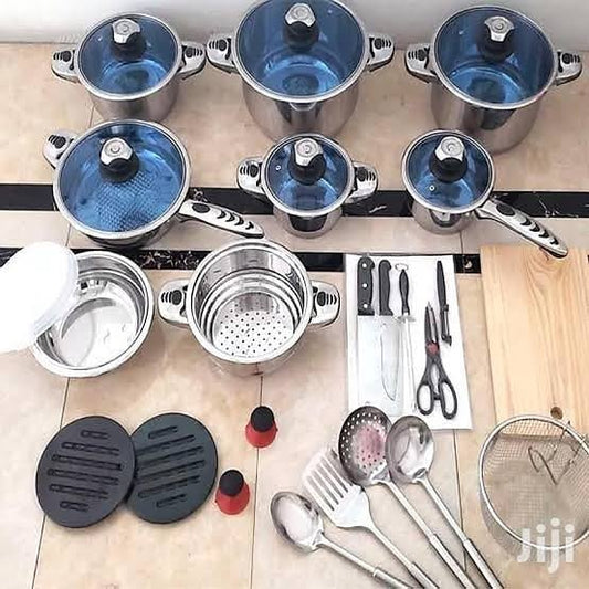 30 PIECE GERMAN MADE COOKWARE SET - Master Supplies