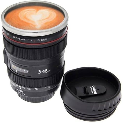 Camera lens thermocup