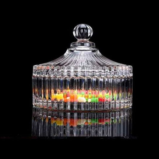 300ml/10oz Glass Candy Dish with Lid* - Master Supplies