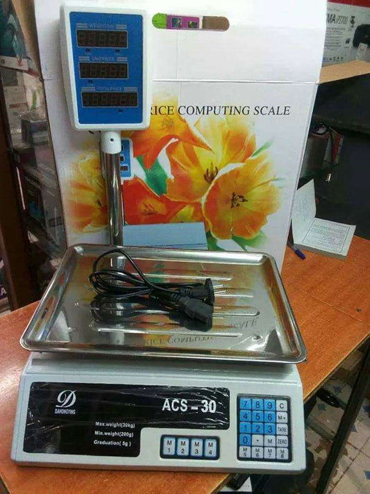 30kgs digital computing scale - MASTER SUPPLIES