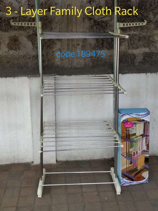 3layers family cloth rack - MASTER SUPPLIES