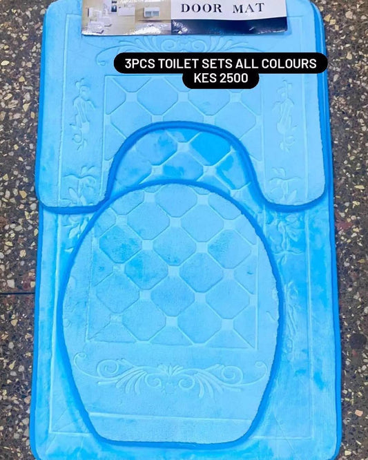 3pcs toilet sets all colours - MASTER SUPPLIES